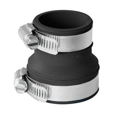Fernco DTC-150 Connector Drain & Trap 1-1/2 Inch Cast Iron/Plastic to Tubular | Midwest Supply Us