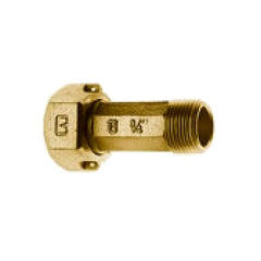 Cambridge Brass 417NL-T3M3 Meter Coupling Straight Lead Free Brass 3/4 Inch Swivel x MPT 2-1/2 Inch | Midwest Supply Us