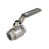 20SSTH-38 | Ball Valve 20SSTH 3/8 Inch Threaded Stainless Steel Full Port 1000 WOG Locking Lever 2 Piece RTFE Blowout Proof Stem for General Purpose/Utility | Svf Valves