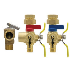 Webstone H-14443W Tankless Valve Kit EXP E2 Less Pressure Relief Valve Lead Free 3/4 Inch FIP Union x PEX F1807 | Midwest Supply Us