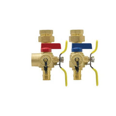 Webstone H-34443W Tankless Valve Kit EXP E2 Lead Free 3/4 Inch Female Union x PEX F1960 Includes Adjustable Packing Glands | Midwest Supply Us