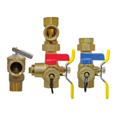 Webstone H-55443WPR Tankless Valve Kit E2 with Pressure Relief Valve Lead Free 3/4 Inch Sweat High-Flow Hose Drain/Adjustable Packing Gland | Midwest Supply Us