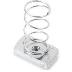 Superstrut GN823 Spring Nut 100 1/2" Silver Electroplated | Midwest Supply Us