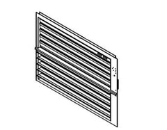 Lennox 75M75 Lennox 75M7501, Packaged Unit Damper, (W x H): 87.5 x 63.5" | Midwest Supply Us