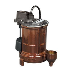 Liberty Pump 257 Sump Pump 257 Submersible with VMF Vertical Magnetic Float 1/3 Horsepower 115 Volt Cast Iron for Basement De-watering | Midwest Supply Us