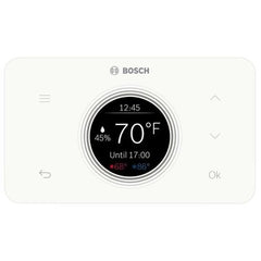 Bosch 8733952994 Programmable Thermostat BCC50 Connected Control 24 Volt 2 Stage 7 Day Compatible with Google and Alexa | Midwest Supply Us