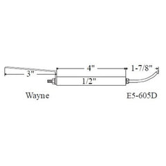 Westwood Products E5-605 Igniter Set of 2 1/2 x 8-7/8 Inch for Wayne Burners E5-605D | Midwest Supply Us