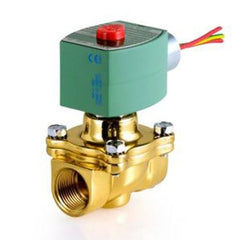 ASCO 8210G009 Solenoid Valve 8210 2-Way Brass 3/4 Inch NPT Normally Closed 120 Alternating Current NBR | Midwest Supply Us
