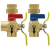H-44444 | Tankless Valve Kit E2 Lead Free 1 Inch Female Union x Female Includes High-Flow Hose Drain/Pressure Relief Valve Outlet/Adjustable Packing Gland | Webstone
