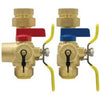 H-64443WPR | Tankless Valve Kit EXP E2 with Pressure Relief Valve Lead Free 3/4 Inch Female Union x Push Includes High-Flow Hose Drain/Adjustable Packing Gland | Webstone