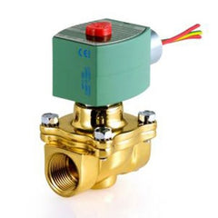 ASCO 8210G002 Solenoid Valve 8210 2-Way Brass 1/2 Inch NPT Normally Closed 120 Alternating Current NBR | Midwest Supply Us