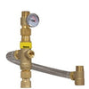 H-74313W | Mixing Valve Water Heater with Gauge Integral Flow Check 3/4 Inch Forged Brass MIP x FIP 150 Pounds per Square Inch | Webstone