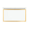 VP30H2D18P28ýSý82 | Vanity Profiles 30 Inch Selectable Night Light Matte Black 1 Drawer Plumbing Matte Gold 15 Inch 18-7/8 Inch | Robern