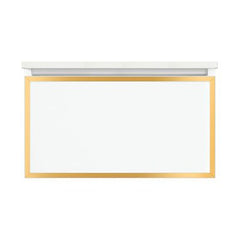 Robern VP30H2D18P28ýSý82 Vanity Profiles 30 Inch Selectable Night Light Matte Black 1 Drawer Plumbing Matte Gold 15 Inch 18-7/8 Inch | Midwest Supply Us