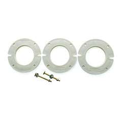 Pasco 1018-BR Extension Kit Closet Flange Brass for Bathroom Floor Two 3-1/2 Inch Closet Bolts with Washers and Nuts One 1/4IN Flange One 1/2IN Flange | Midwest Supply Us