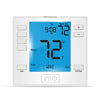 T755 | Thermostat 24 Volt 3 Heat/2 Cold Heat Pump 2 Heat/2 Cold Conventional 5/2 Day or Non-Programmable White 41-95 Degrees Fahrenheit Digital 6 Inch Display | Pro1Iaq