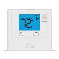 Pro1Iaq T771 Thermostat 24 Volt Single Stage 1 Heat/1 Cold Non-Programmable White 20-99 Degrees Fahrenheit Digital 4 Inch Display | Midwest Supply Us