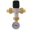 AM100C1070-USTGLF | Mixing Valve AM-1 with Temperature Gauge 1/2 Inch Lead Free Union 150 Pounds per Square Inch 70-120 Degrees Fahrenheit | RESIDEO
