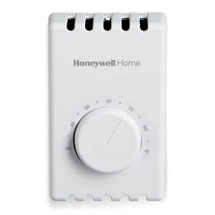 HONEYWELL HOME T410B1004/U Thermostat T410B Non-Programmable Electric Heat with Pos Off Switch DPST 120/208/240/277 Volt 1 Heat White 40-85 Degrees Fahrenheit | Midwest Supply Us