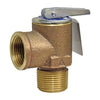 M335M2-34 | Relief Valve Pressure 3/4 Inch Male NPT x Female NPT Bronze for Residential Boilers M335-34 | Watts