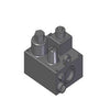 5H0731150002 | Gas Valve 1/2 x 3/4 Inch 10 Inch of Water Column 24 VAC Propane for HVAC | Modine