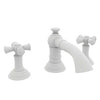 2420/52 | Lavatory Faucet Aylesbury Widespread 8 to 20 Inch Spread 2 Cross ADA Matte White 1.2 Gallons per Minute Brass Spout Height 1-13/16 Inch | Newport Brass