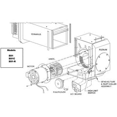 Tjernlund 950-0670 Plenum Section SS1 UC1 Side Wall Vent Systems  | Midwest Supply Us