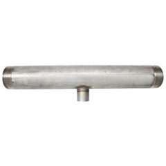Laars P2070200 Nipple with Tee Stainless Steel 2 x 15 Inch | Midwest Supply Us