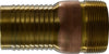 973604 | 1 1/2 BRASS COMBO NIPPLE, Accessories, Combination King Nipples, Brass Hose Nipple | Midland Metal Mfg.