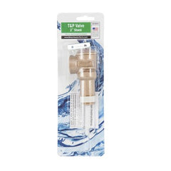 Water Heater Parts 100108456 Valve Temperature and Pressure 3/4 Inch Male 2 Inch CAV 150 Pounds per Square Inch 210 Degrees Fahrenheit | Midwest Supply Us