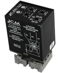 ICM Controls ICM408C Line Monitor Voltage 3 Phase Adjustable 190-480 Volt Alternating Current with 8-Pin Plug | Midwest Supply Us