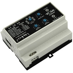 ICM Controls ICM409C Line Monitor Voltage 3 Phase Adjustable 190-480 Volt Alternating Current Din Rail | Midwest Supply Us