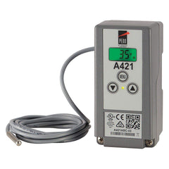 Johnson Controls A421ABC-04C Single Stage Temp Controller with Sensor, 120/240VAC, NEMA1, 13' 1" lead, -40 to 212F, HTG/CLG | Midwest Supply Us