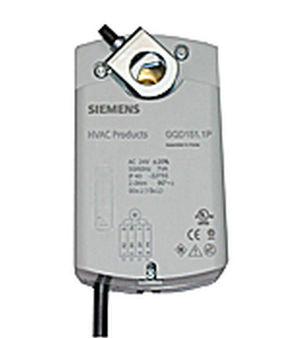 Siemens GQD126.1P Damper Actuator | Spring Return | 24 VAC/DC | On/Off | 20 lb-in | SW | Midwest Supply Us