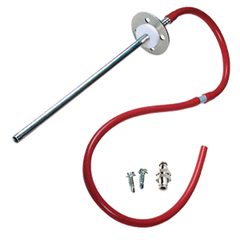 BAPI ZPS-ACC21 Duct Static Pressure Probes and Probe Assemblies - 6" Stainless Steel Probe with Circular Foam | Midwest Supply Us