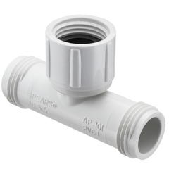 Spears AP-101 3/4 PVC HOSE TEE MHTXFHT-SWIVEL W/WASHER | Midwest Supply Us