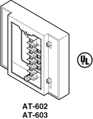 Schneider Electric (Barber Colman) AT-602 SINGLE UNIT SUBBASE,1 DP4T SW. | Midwest Supply Us