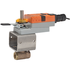 Belimo B2050VS-01+LMX24-MFT-X1 Ball Valve | 0.5" | 2 Way | 1 Cv | w/ Non-Spg | 24V | MFT | Midwest Supply Us