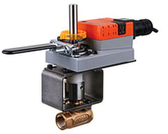 Belimo B224VS+NMX24-MFT95-X1 Ball Valve | 1" | 2-Way | 43 Cv | w/ Non-Spg | 24V | MFT | Midwest Supply Us