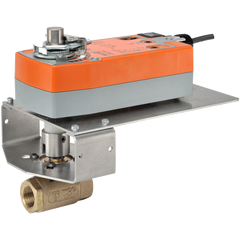Belimo B224VS+AFBUP-S-X1 Ball Valve | 1" | 2 Way | 43 Cv | w/ Spg Rtn | 24 -240V | On/Off | SW | Midwest Supply Us