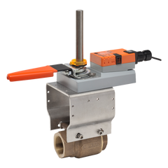 Belimo B232VS+AMX24-3-X1 Ball Valve | 1.25" | 2 Way | 48 Cv | w/ Non-Spg | 24V | Floating | Midwest Supply Us