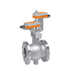 Belimo B6300VB-207+2*AFX24-MFT95-X1 VBall Valve | 3" | 2 Way | 207 Cv | w/ Spg Rtn | 24V | MFT | Midwest Supply Us