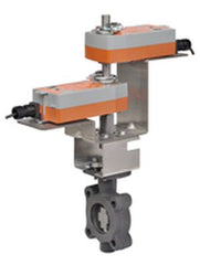Belimo F6100-300SHP+2*AFX24-MFT-X1 Butterfly Valve | 4" | 2 Way | 435Cv | w/ Spring Return | 24V | MFT | Midwest Supply Us