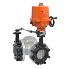 Belimo F7400HD+SY7-220 Butterfly Valve | 16" | 3 Way | 16388Cv | w/ Non-Spring | 230V | On/Off | SW | NEMA 4XH | Midwest Supply Us