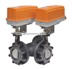 Belimo F7100-300SHP+2*GMB24-MFT-T-X1 N4H Butterfly Valve | 4" | 3 Way | 435Cv | w/ Non-Spring | 24V | MFT | NEMA 4 | WITH HEATER OPTION | Midwest Supply Us