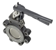 Belimo F6200-150SHP+HND08 Butterfly Valve | 8" | 2 Way | 2064Cv | w/ Manual Handle | Midwest Supply Us