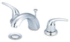 BHN-B80C | Baldor Hanford Wide Spread Lav Faucet Chrome W/ Drain | Everflow