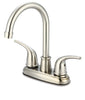 BHN-L20S | Baldor Hanford Two Handle Bar Faucet Stainless Steel | Everflow