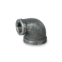 Everflow BMRL2122 EVERFLOW 2-1/2 x 1 REDUCING ELBOW BLACK MAL | Midwest Supply Us