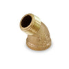 BRSF0018-NL | EVERFLOW 1/8 STREET ELBOW 45 BRASS LEAD FREE | Everflow